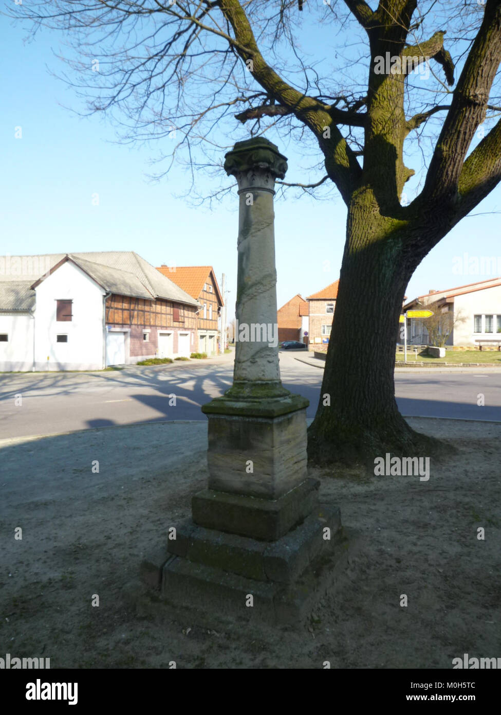 Calvörde-Mannhausen, Kriegerdenkmal 1871 Foto Stock
