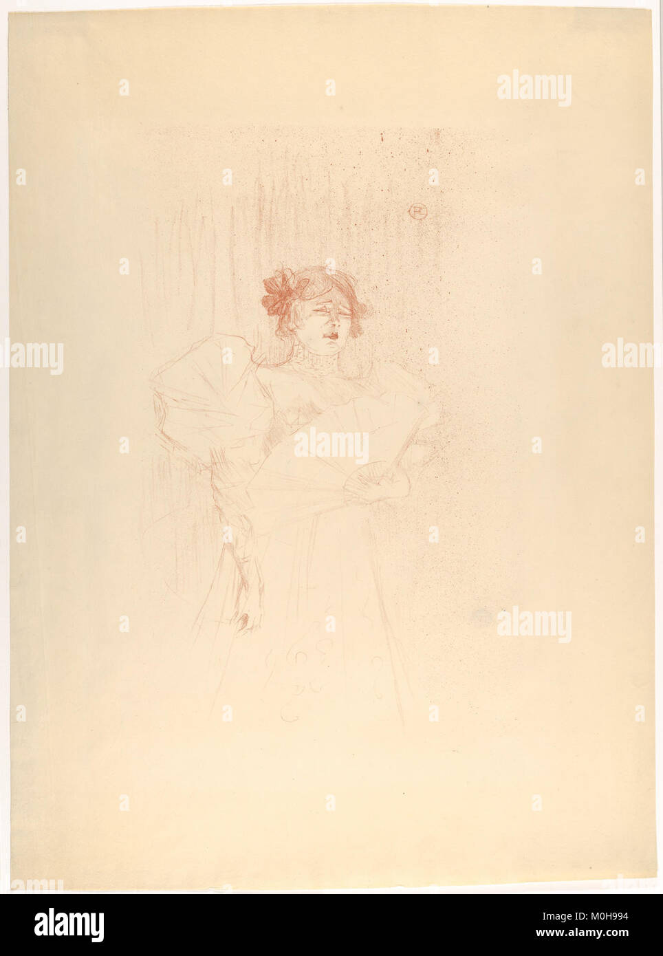 Una vista frontale dell'opera d'arte "luce Myr's" dalla collezione del Metropolitan Museum of Art, che espone dettagliatamente artigianato ed espressioni artistiche. Foto Stock