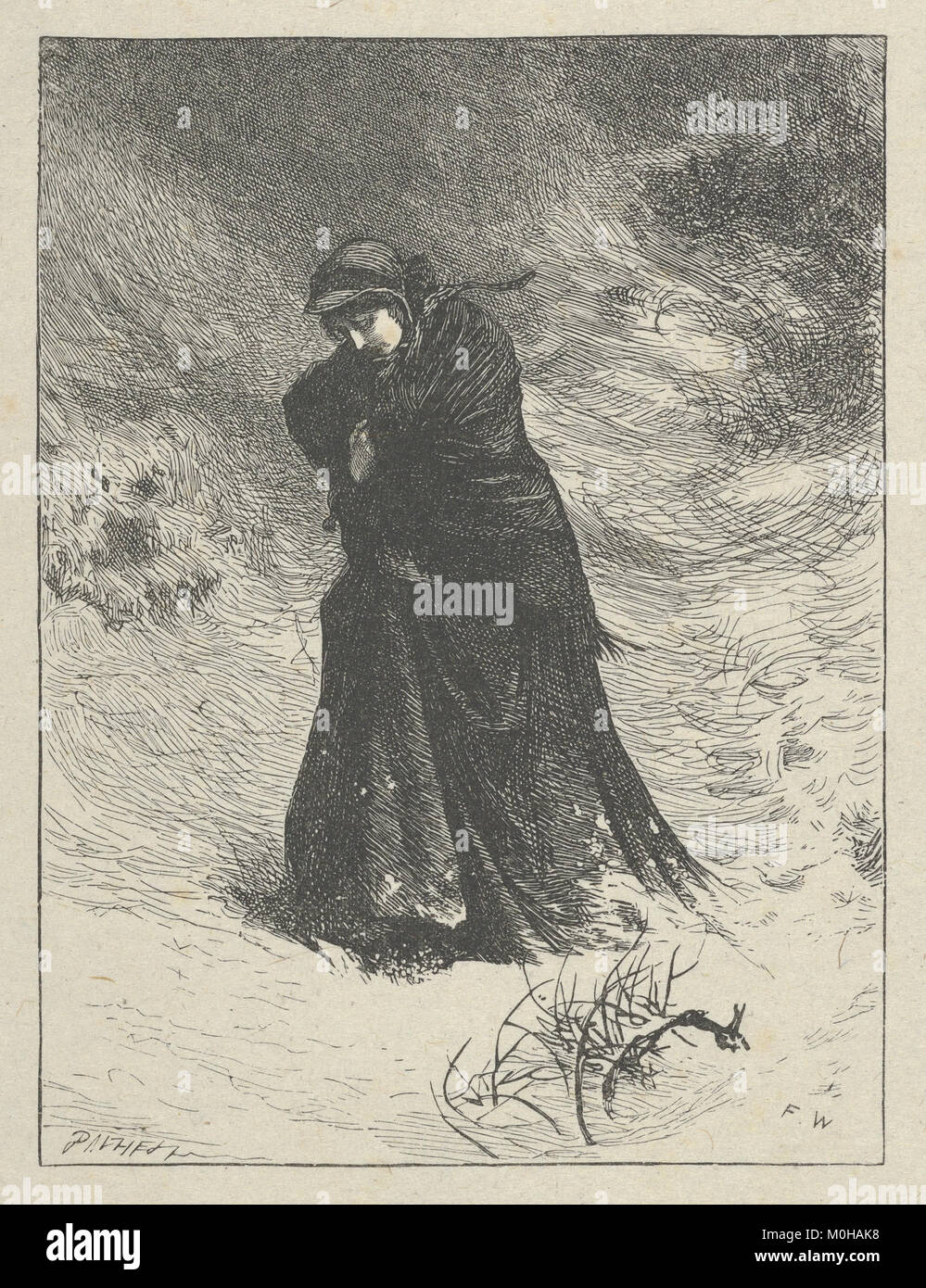 Un dipinto intitolato "Love in Death" della collezione del Metropolitan Museum of Art, raffigurante temi allegorici di amore e mortalità. L'opera rappresenta l'interpretazione artistica classica dell'emozione umana e della riflessione esistenziale. Foto Stock