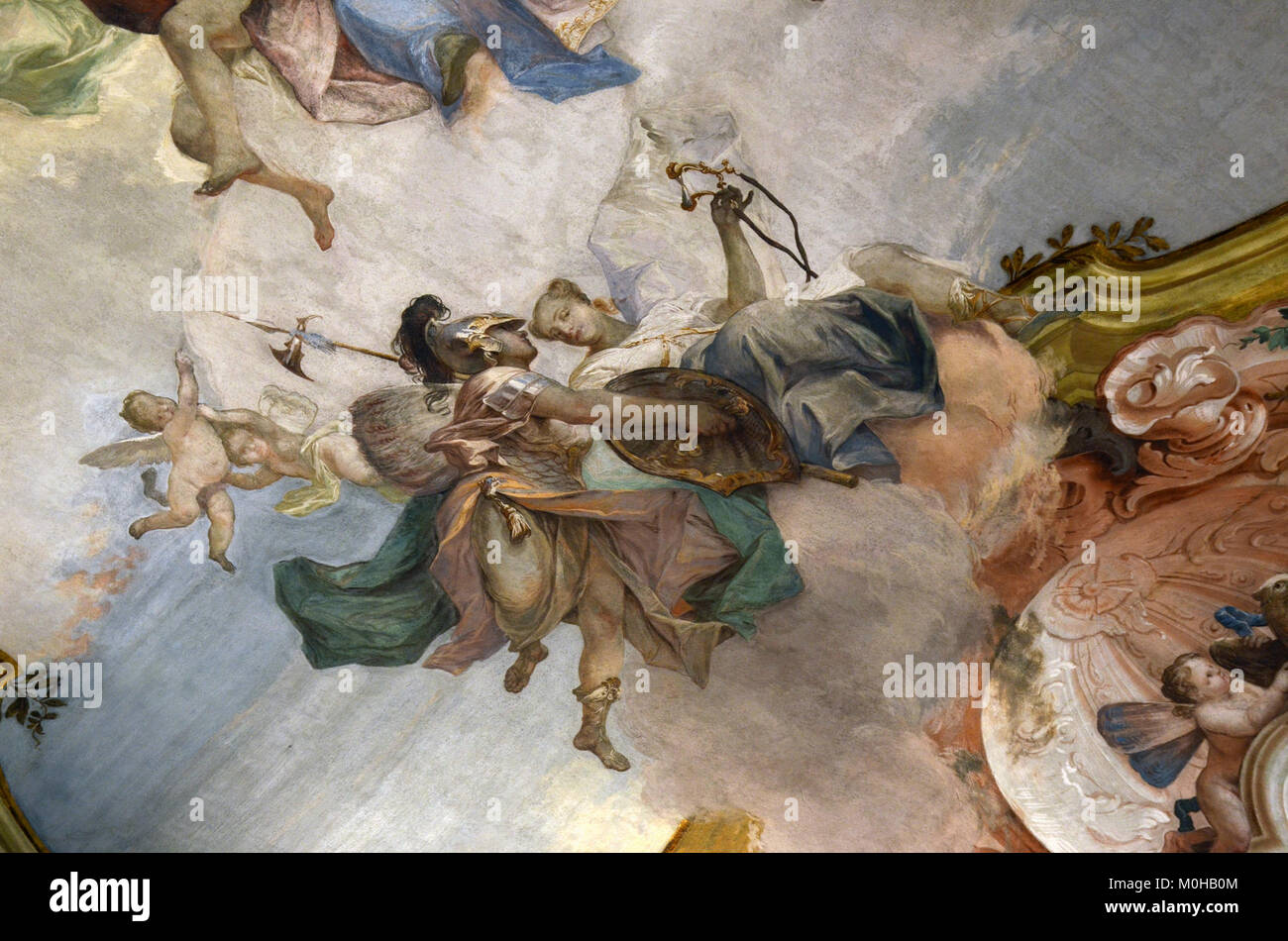 Un'opera d'arte intitolata "Guaraná Allegory" esposta al Museo Ca' Rezzonico di Venezia. Il pezzo rappresenta interpretazioni artistiche della pianta di guaraná, riflettendo temi culturali e storici legati al Sud America. Foto Stock