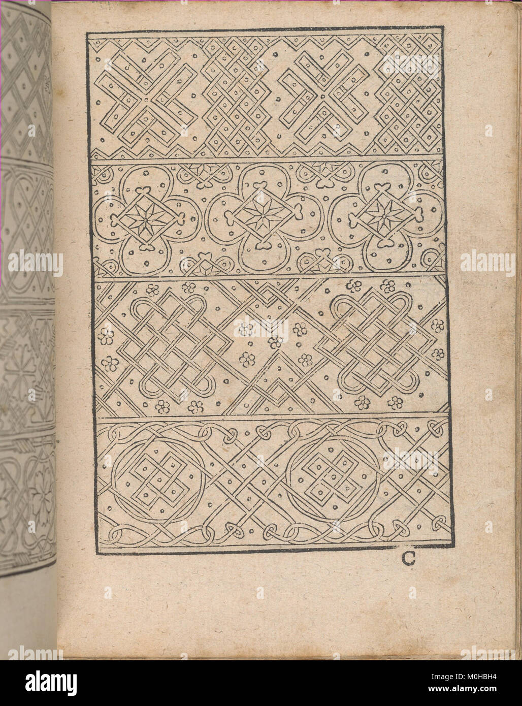 Pagina del libro di modelli "New Modelbich" con illustrazioni di moda di donne africane e con sede a Sydney, che documentano il design storico interculturale e gli stili di abbigliamento. Foto Stock