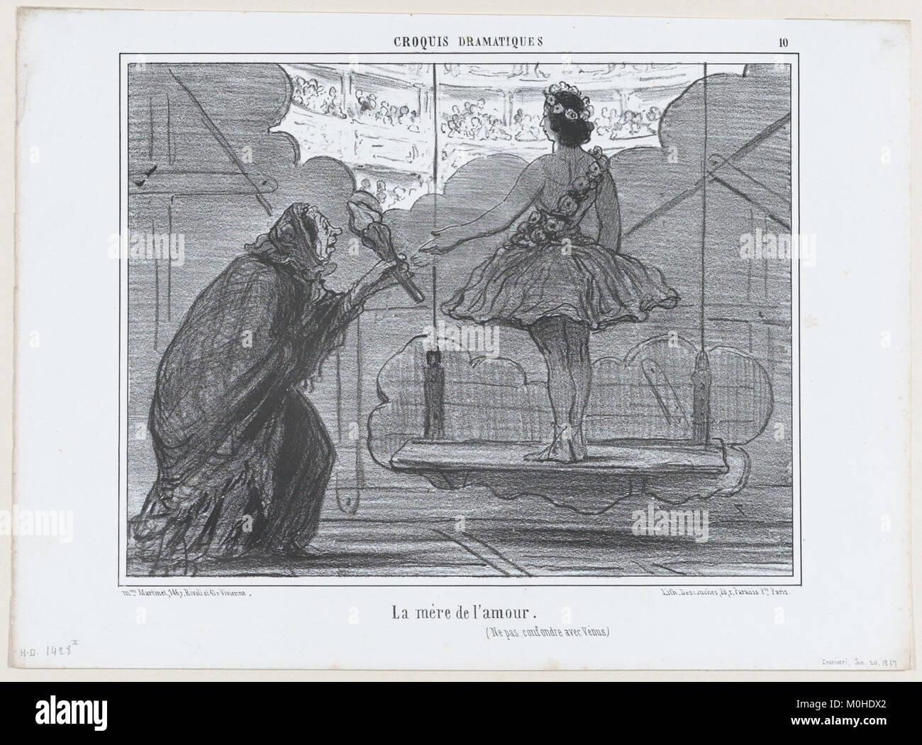 Impressions de Voyage en Chemin de Fer, da Actualités, pubblicato in Le Charivari, Novembre 9, 1855 INCONTRATO DP876626 Foto Stock