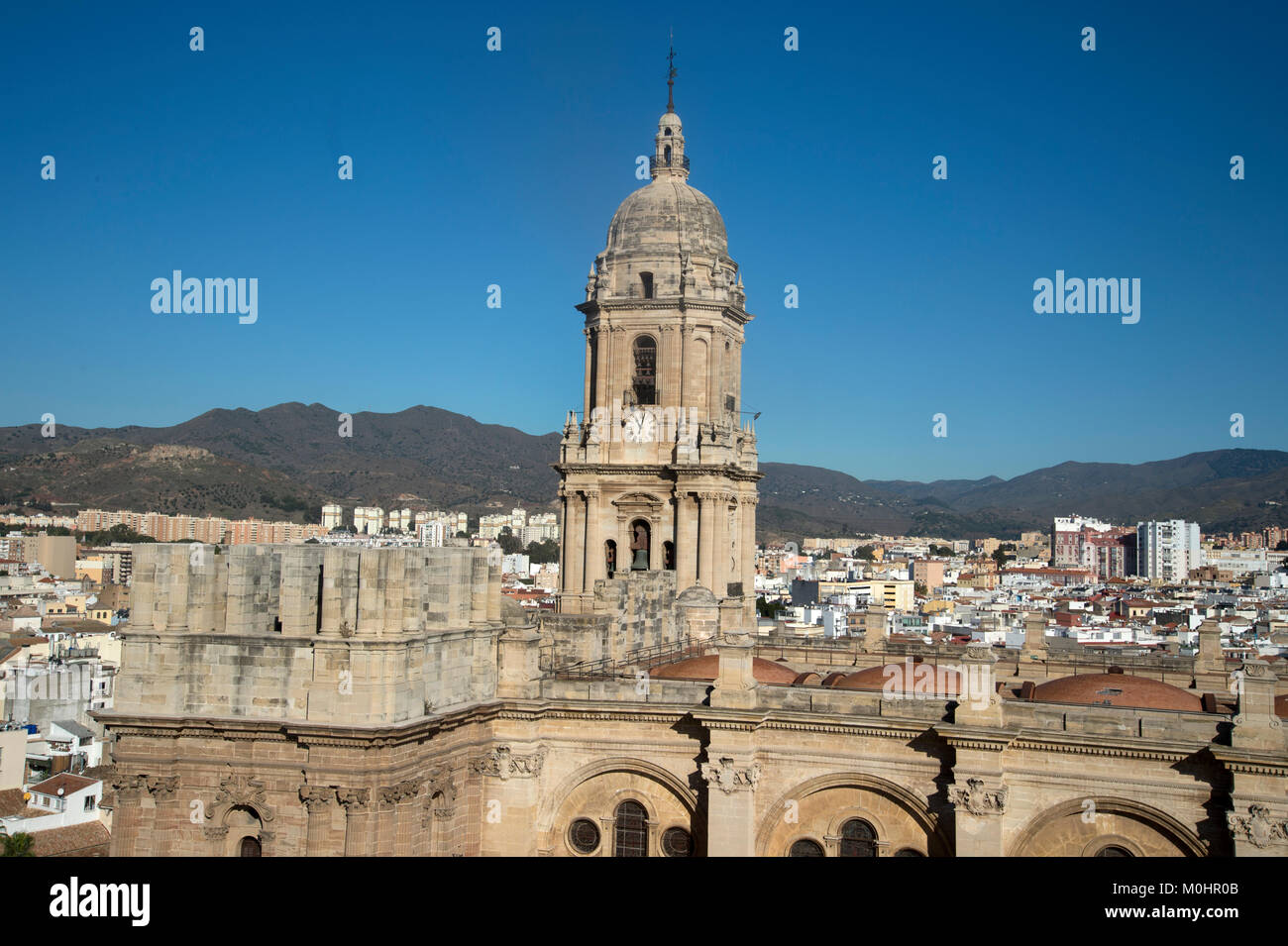 Malaga, Spagna. Costa del sol. Cattedrale incompiuto Foto Stock