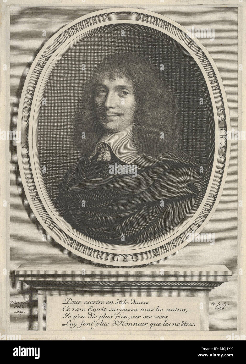 L'opera dell'artista francese Jean-Francois Sarrazin riflette il suo stile del XVII secolo di pittura allegorica o mitologica, caratterizzata da una composizione dinamica, colori raffinati e soggetti storici tipici della sua epoca. Foto Stock