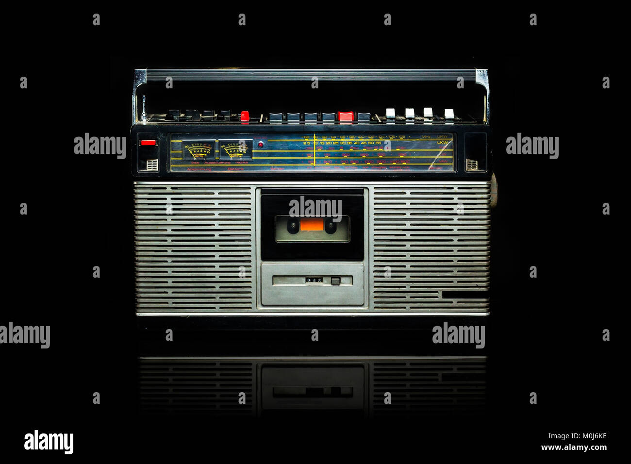 Radioregistratore boombox, Foto Stock
