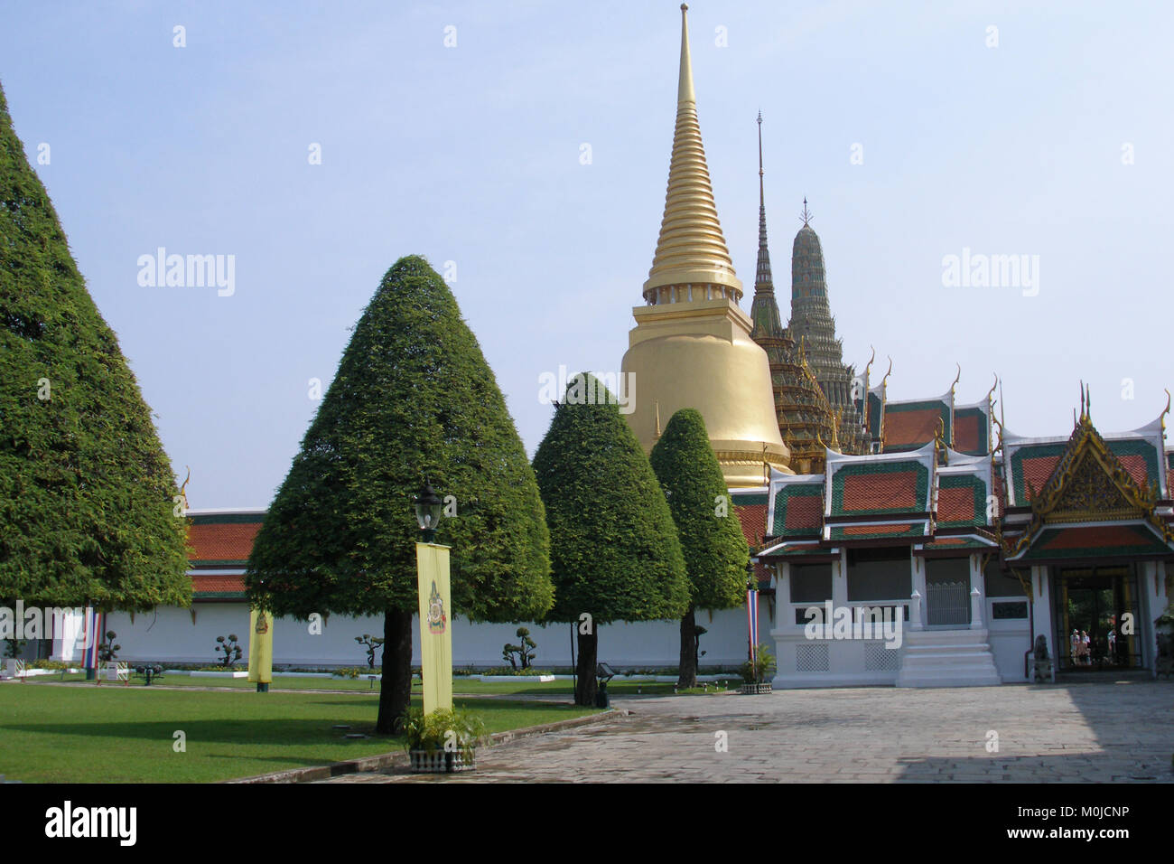 Il Grande Palazzo Reale di Bangkok, Thailandia, il palazzo è stato la residenza ufficiale del re del Siam (e successivamente della Thailandia) dal 1782 Foto Stock