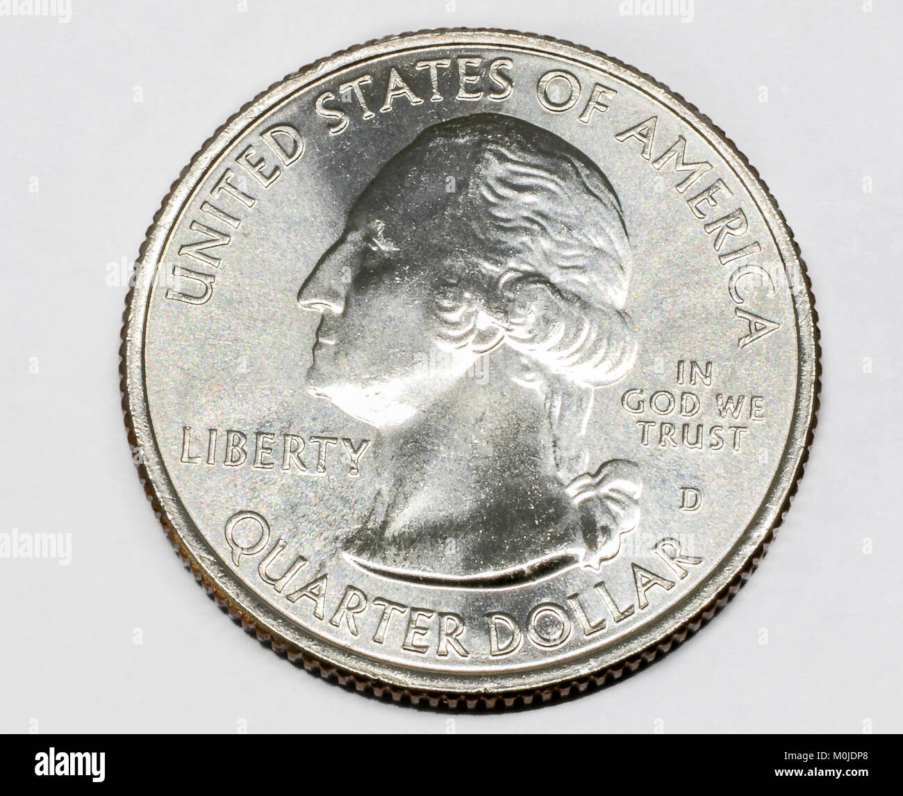 Stati Uniti quarto di dollaro moneta. Foto Stock