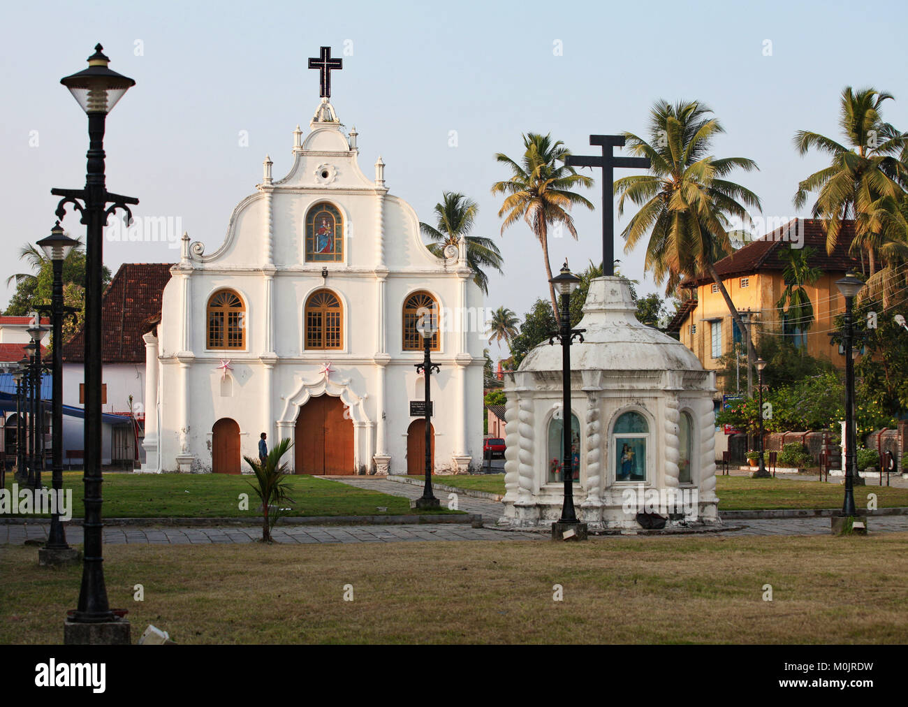 Chiesa di Fort Kochi, Kerala, India Foto Stock