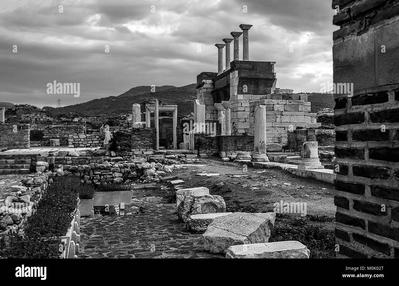 Basilica di st.John Selcuk izmir, Turchia Foto Stock