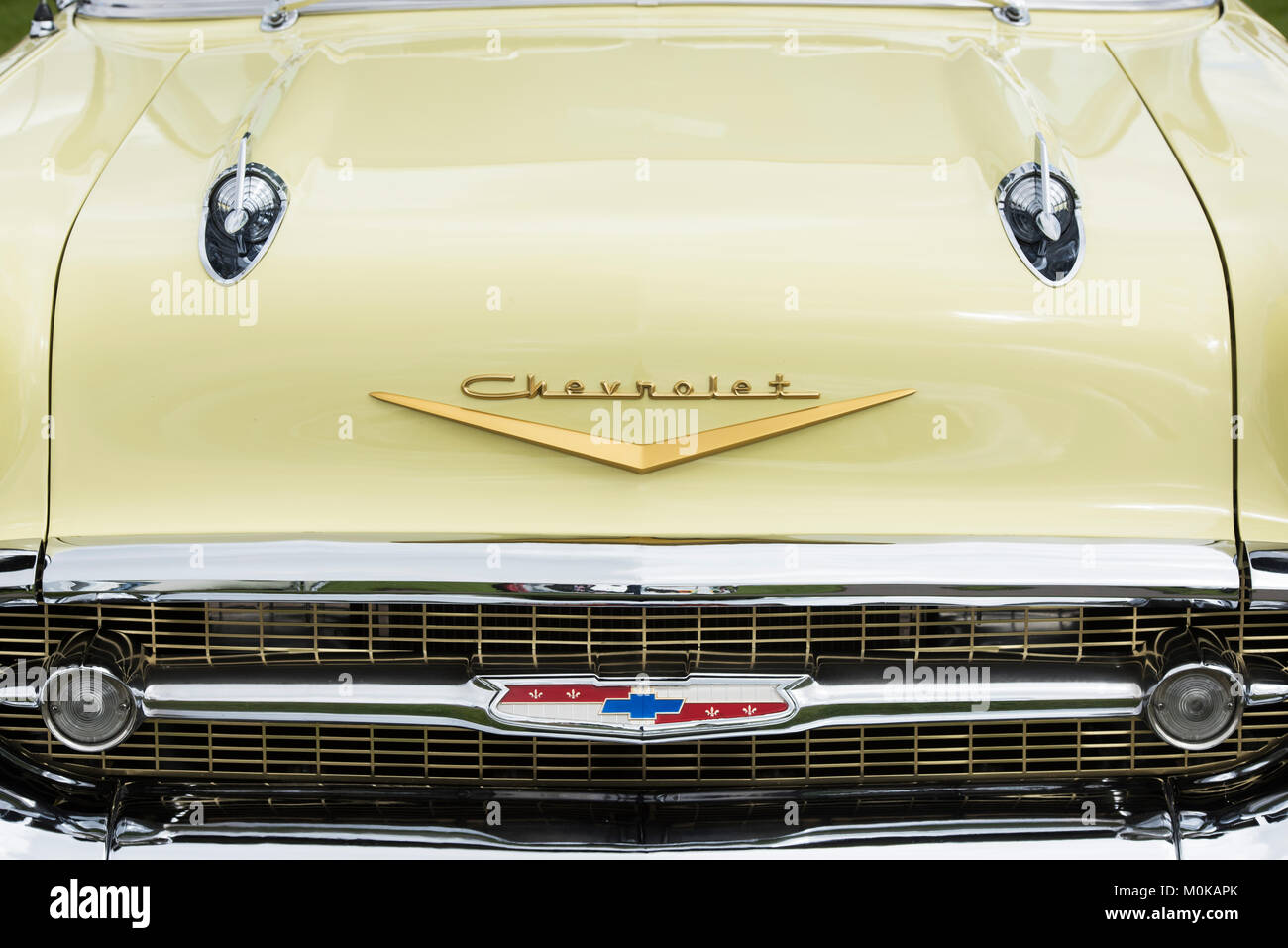 1957 Chevrolet Bel Air. Chevy. Classic American car Foto Stock