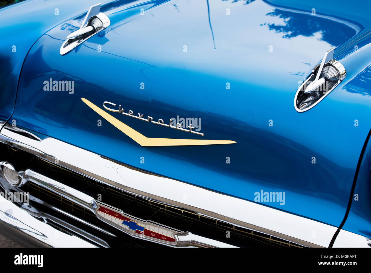 1957 Chevrolet Bel Air. Chevy. Classic American car Foto Stock