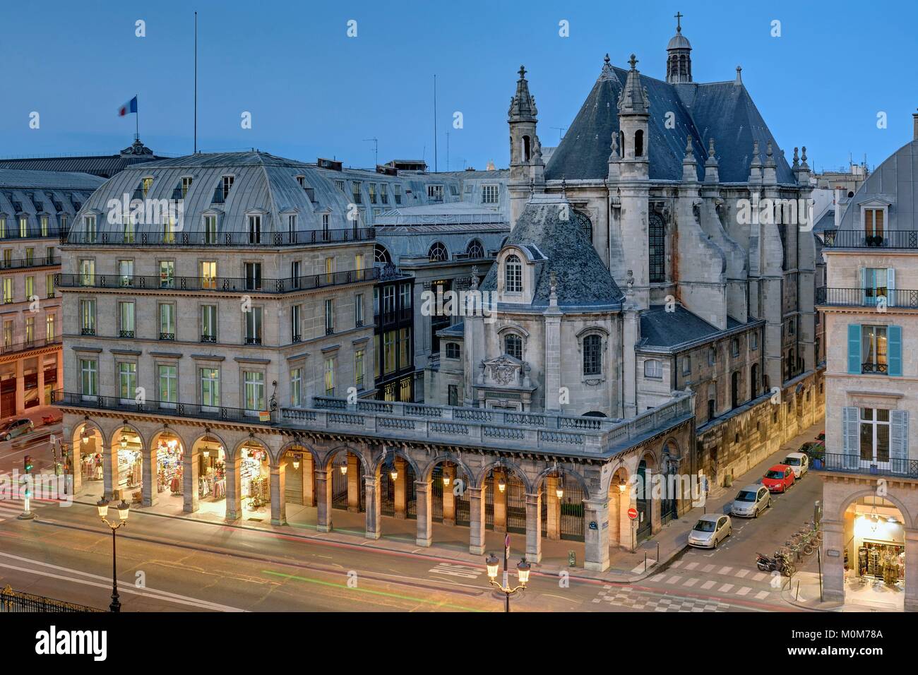 Francia,Parigi,la chiesa protestante dell Oratorio del Louvre Foto Stock