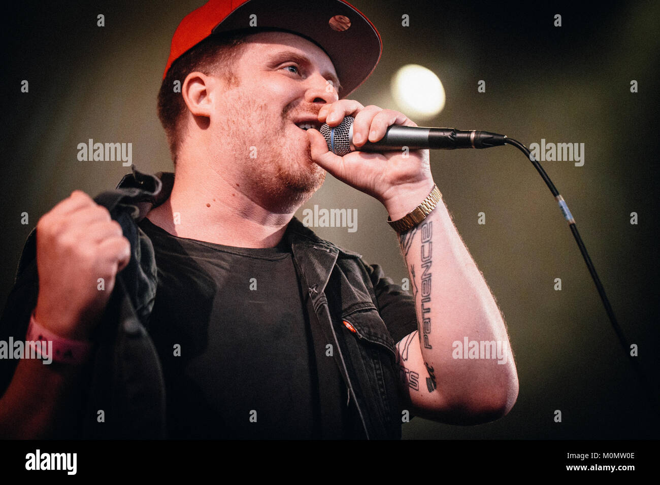 La American El-P (el producto) esegue un concerto dal vivo presso il Cosmopol di stadio a Roskilde Festival 2013. El-P è uno dei membri originali della società del gruppo flusso. Danimarca 2013. Foto Stock