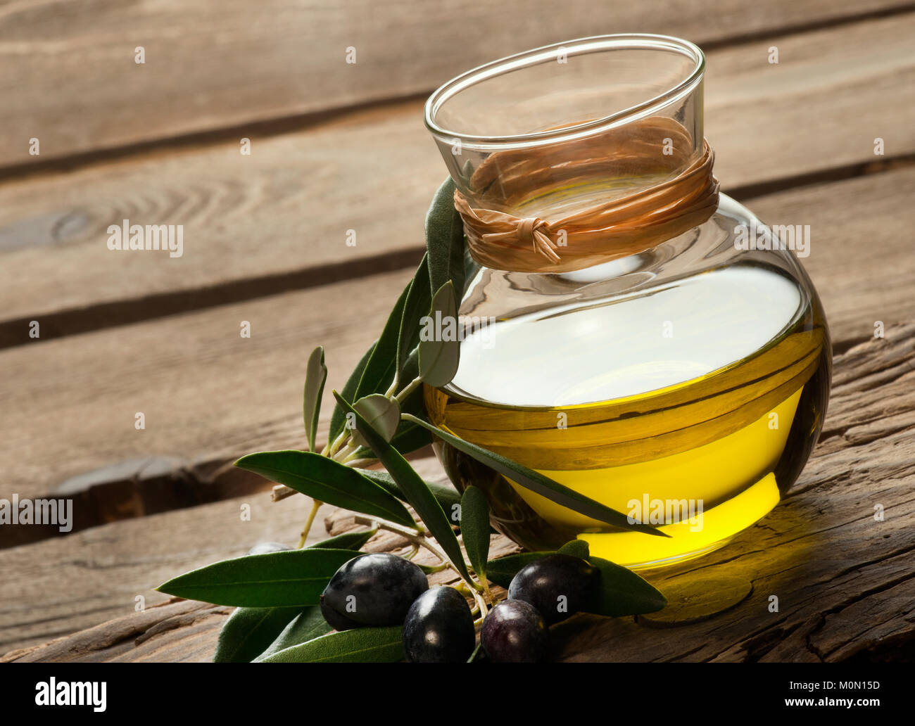 Olio e olive Foto Stock
