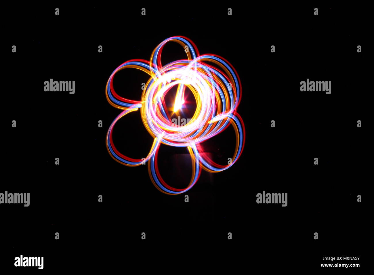 Dipingere con la luce Foto Stock