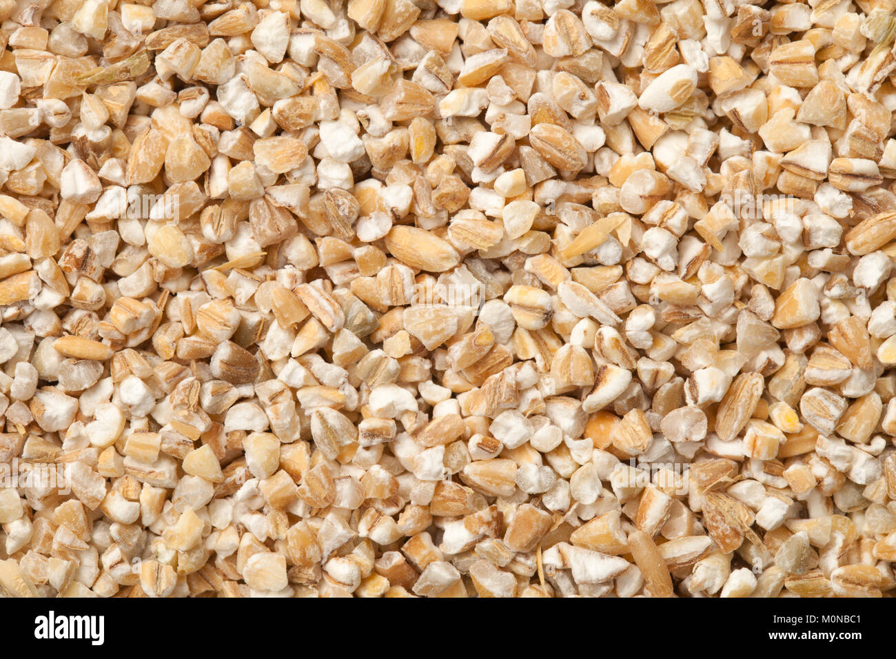 Orzo perlato sfondo. Vista superiore Foto Stock