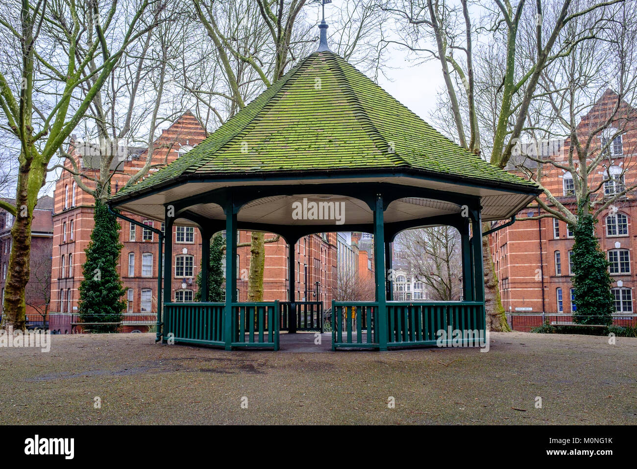 Bandstand a Arnold Circus, Boundary station wagon, Bethnal Green, Tower Hamlets. Foto Stock
