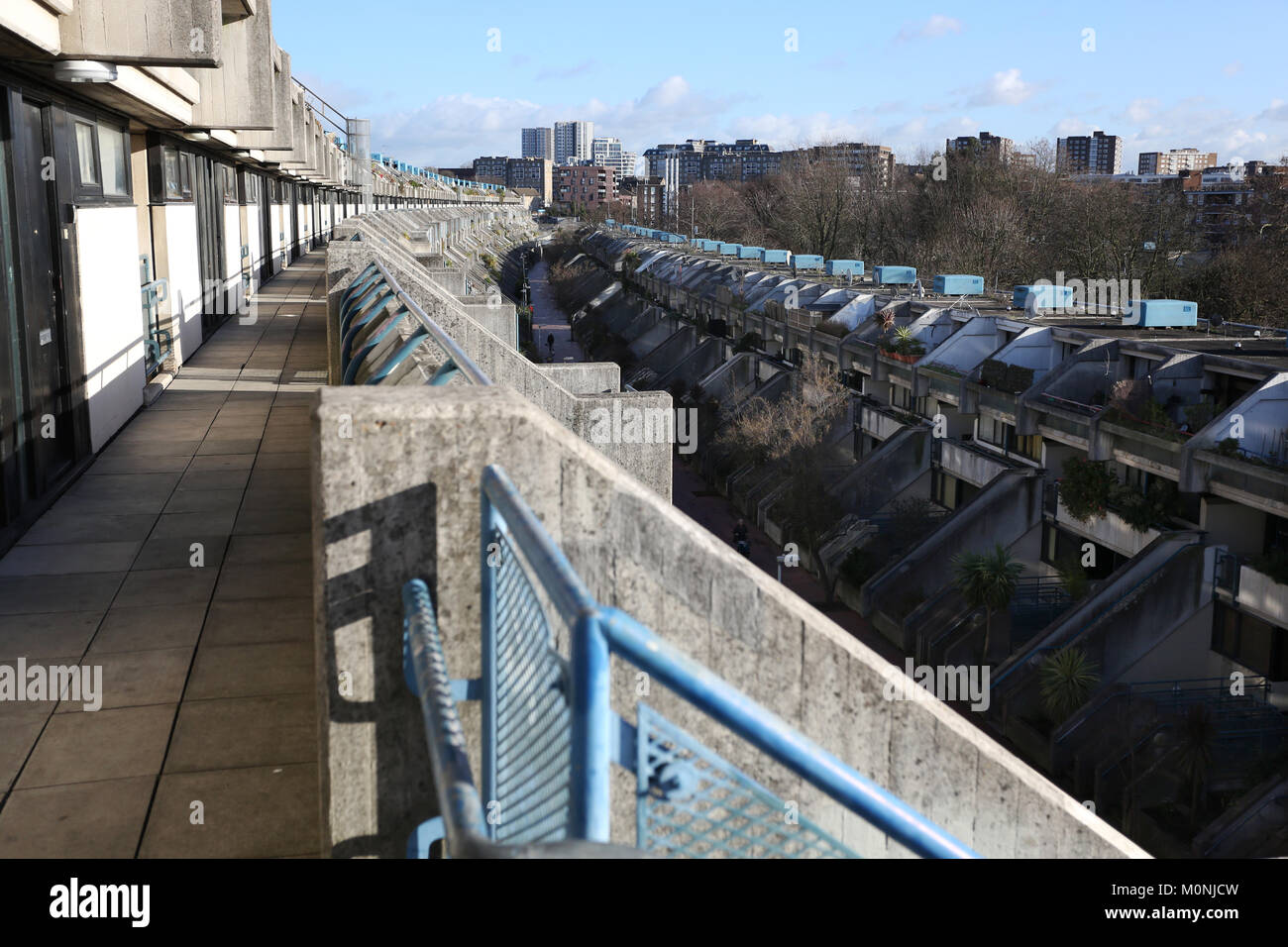 L'architettura iconica Alexandra e Ainsworth Station wagon in Abbey Road area di Londra, Regno Unito. Foto Stock