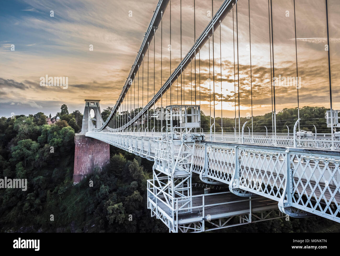 Il ponte sospeso di Clifton, Bristol, Inghilterra Foto Stock