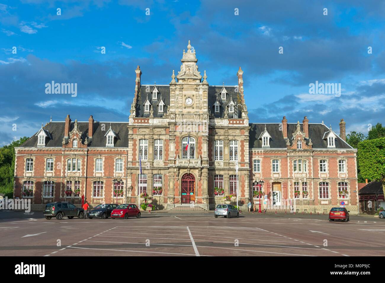 Francia,Pas-de-Calais,Arques,il municipio Foto Stock