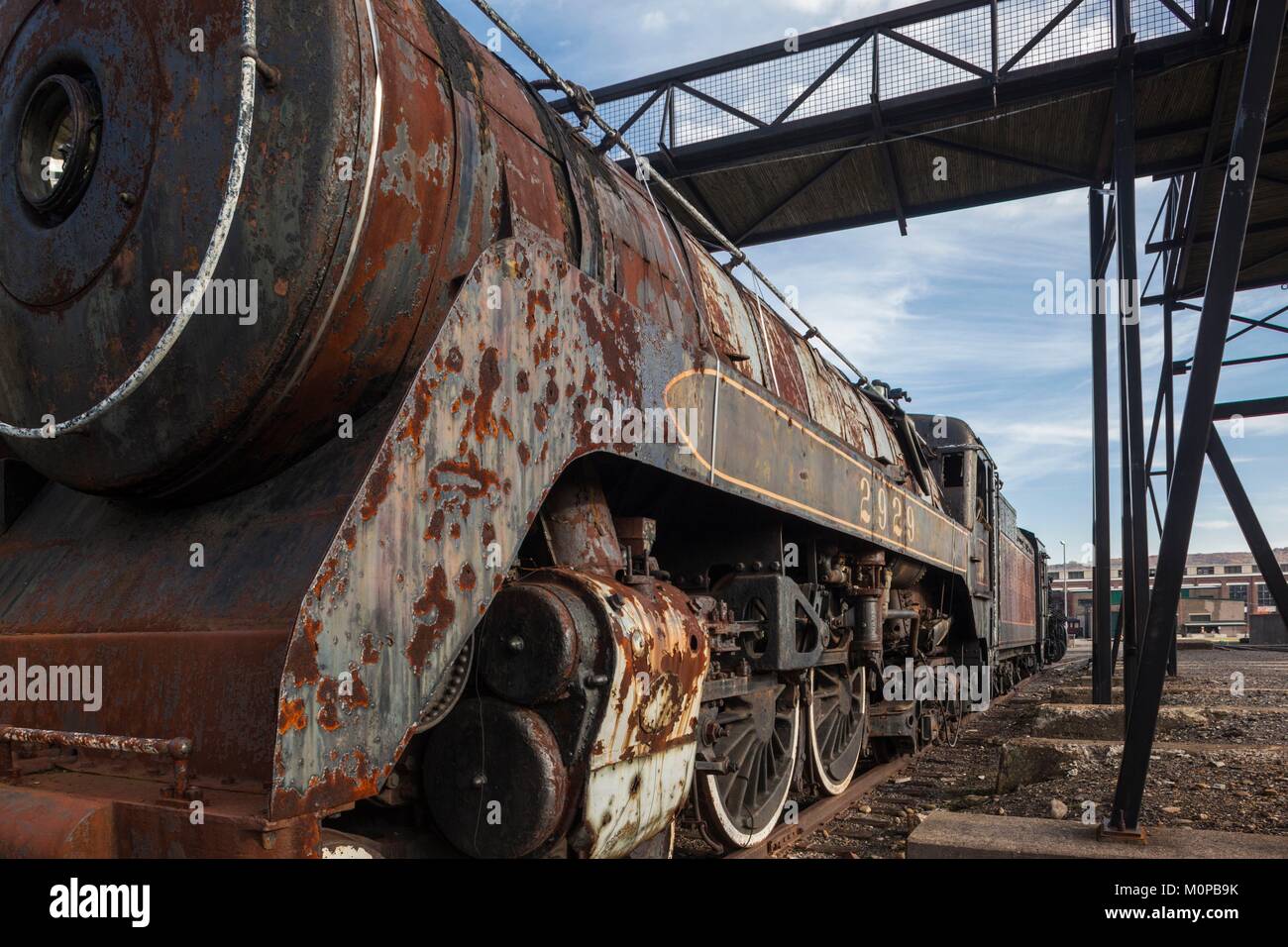 Stati Uniti,Pennsylvania,Scranton,Steamtown National Historic Site,vapore-ser locomotore Foto Stock