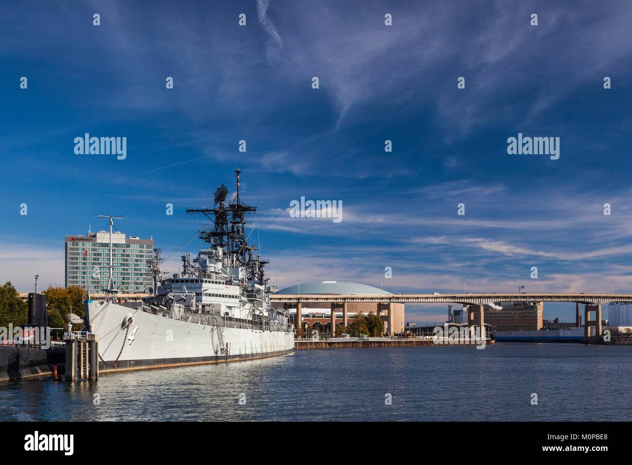 Stati Uniti,New York,Western New York,Buffalo,Buffalo and Erie Couny Military Park,navi militari Foto Stock