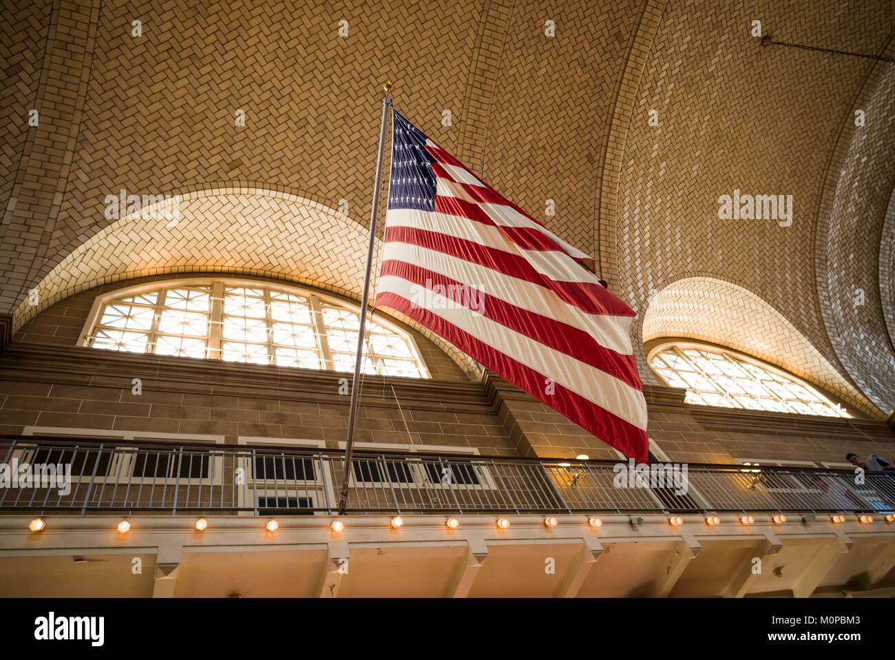 Stati Uniti,New York,New York City,Lower Manhattan,Ellis Island National Park,interno dell'edificio principale Foto Stock