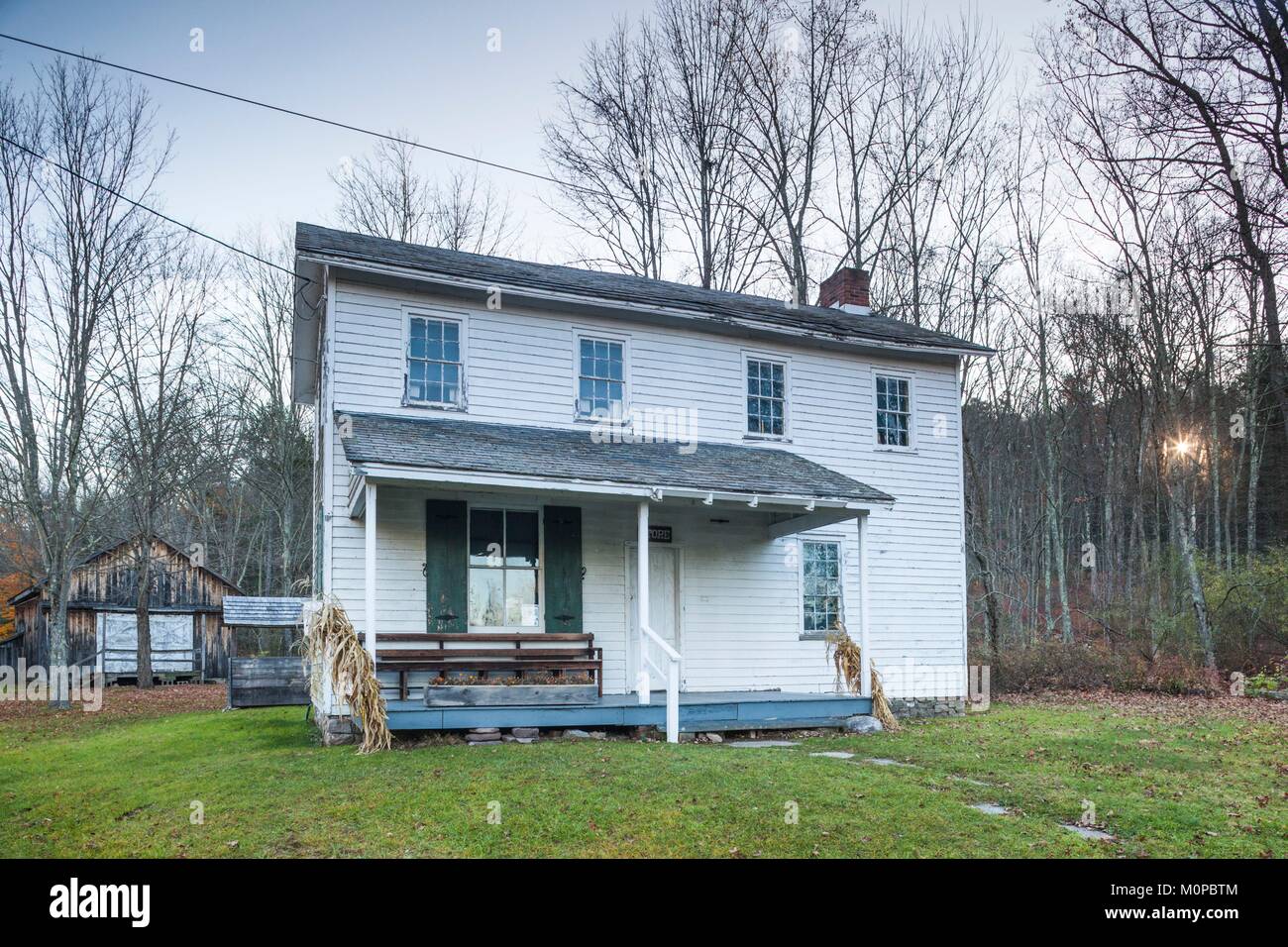 Stati Uniti,New Jersey,Delaware Water Gap National Recreation Area,Millbrook Village,XIX century village Foto Stock