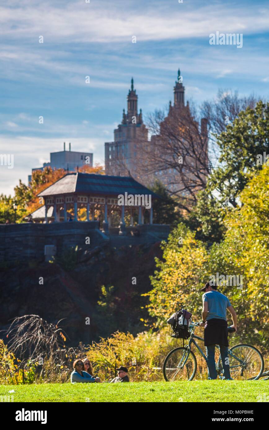 Stati Uniti,New York,New York City,Central Park,Castello Belvedere Foto Stock