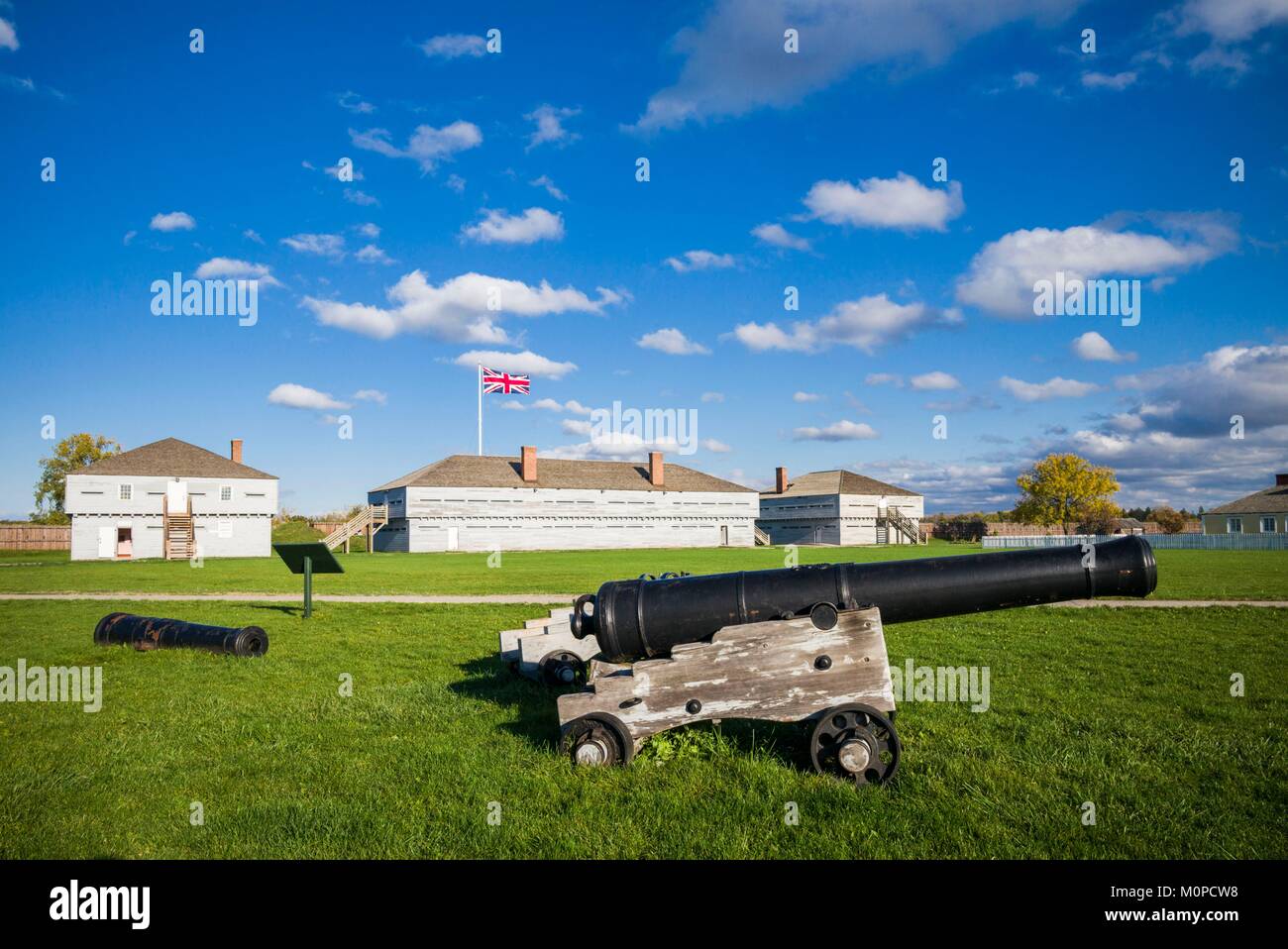 Canada,Ontario,Niagara sul lago,Fort George,1797,fort motivi interni Foto Stock