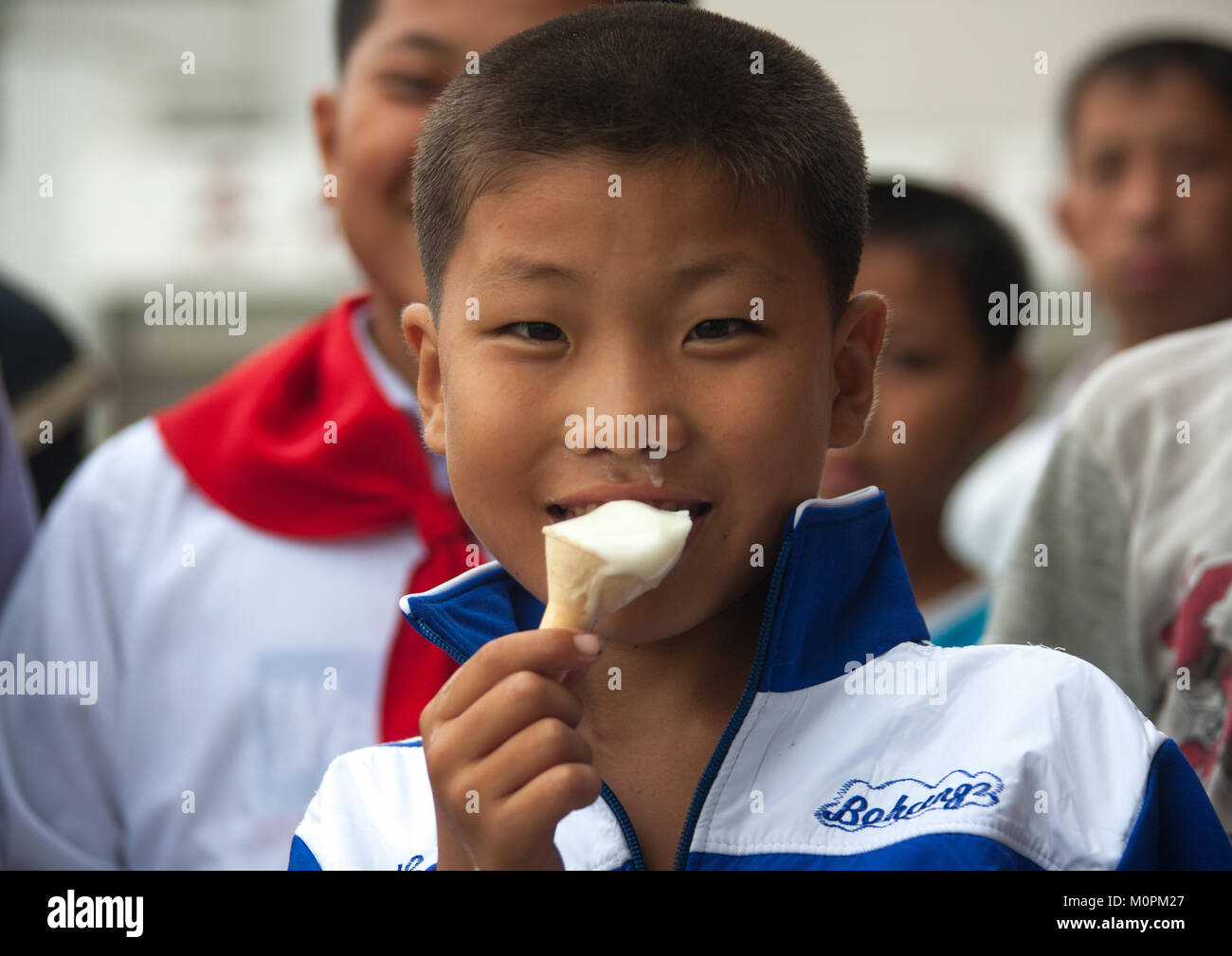 Songdowon internazionale dei bambini camp, Kangwon Provincia, Wonsan, Corea del Nord Foto Stock