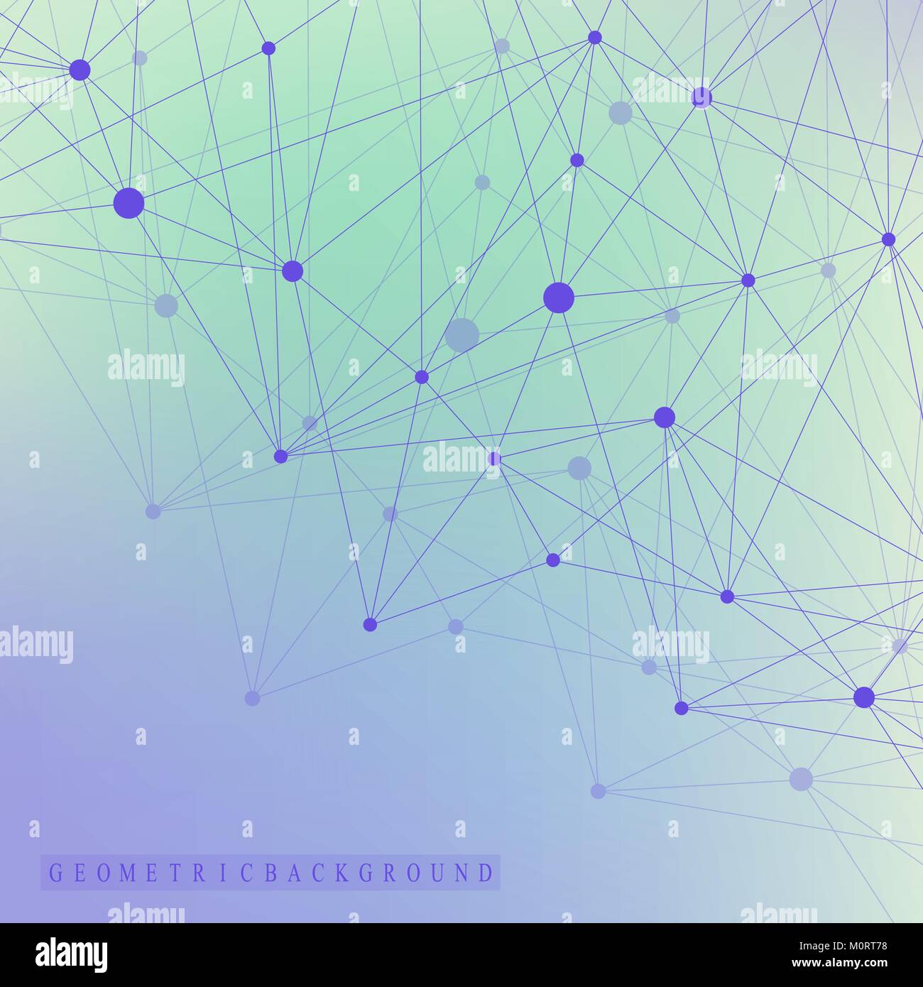 Rete globale di connessione. Rete e grande per la visualizzazione di dati sullo sfondo. Global business. Illustrazione Vettoriale. Illustrazione Vettoriale