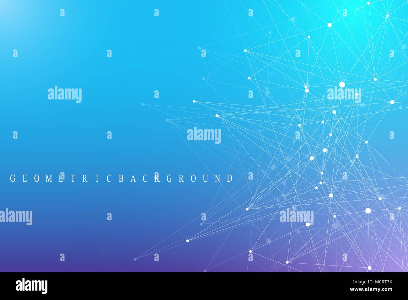 Rete globale di connessione. Rete e grande per la visualizzazione di dati sullo sfondo. Global business. Illustrazione Vettoriale. Illustrazione Vettoriale