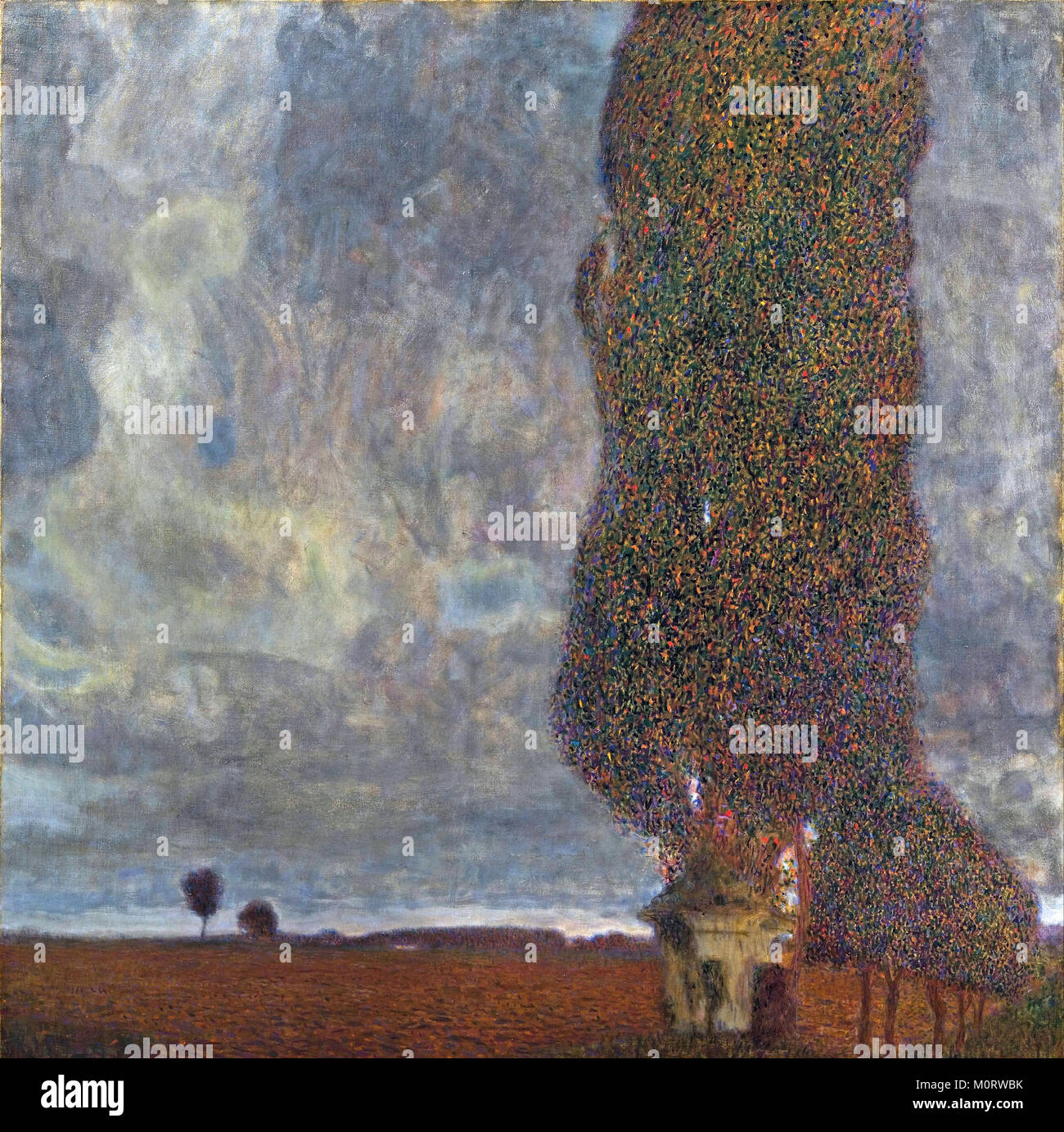 Gustav Klimt - Approccio temporale (il grande pioppo II) Foto Stock