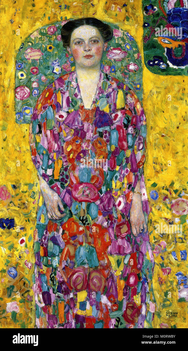 Gustav Klimt - Ritratto di Eugenia Primavesi Foto Stock