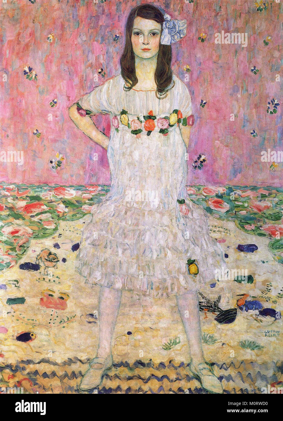 Gustav Klimt Ritratto di Mada Primavesi Foto Stock