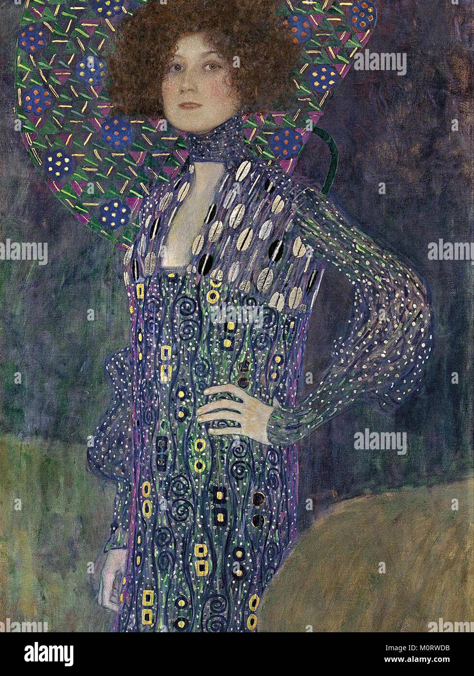 Gustav Klimt Ritratto di Emilie Floge Foto Stock