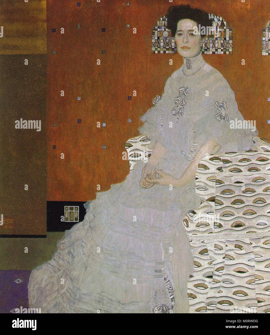 Gustav Klimt Ritratto di Fritza Riedler Foto Stock