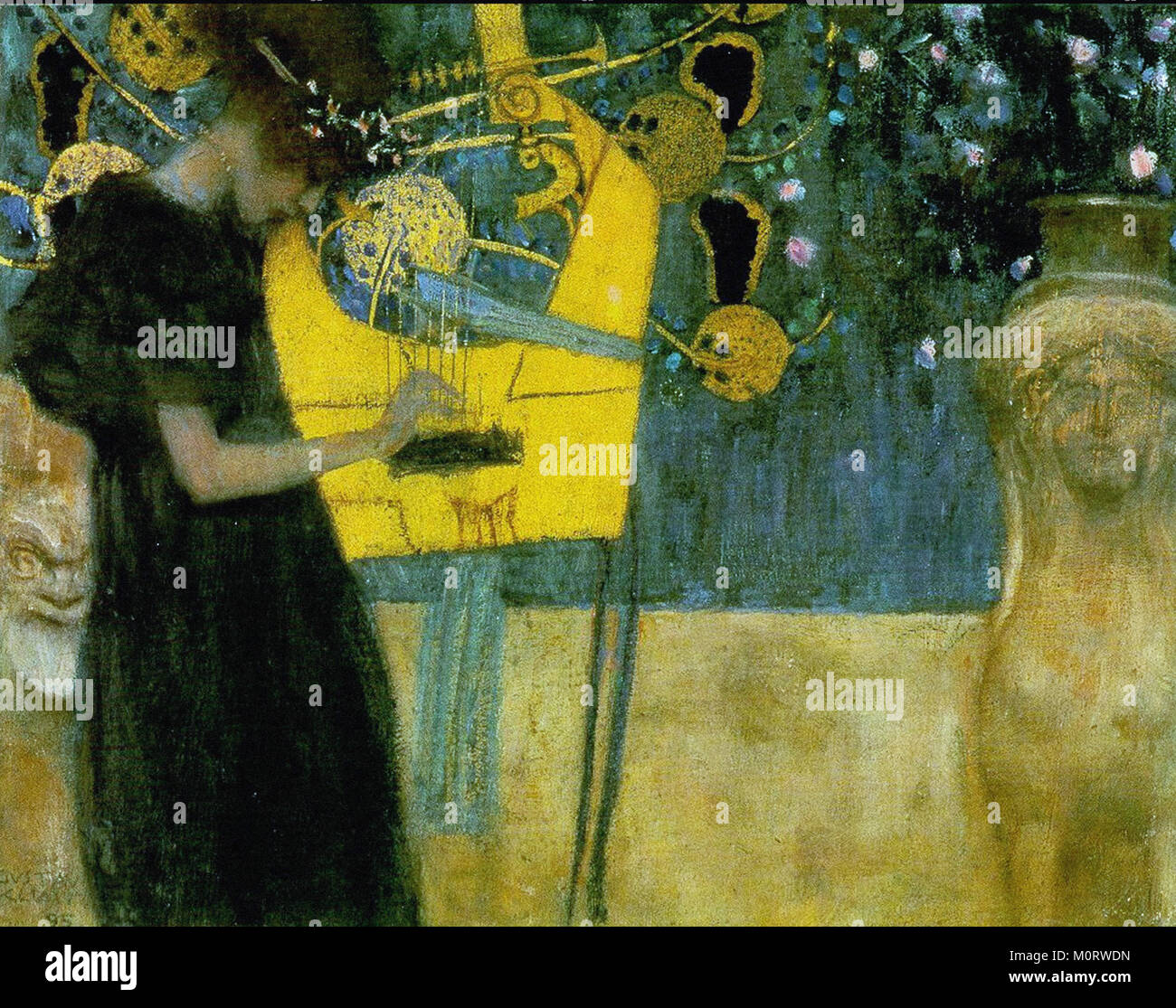 Gustav Klimt la musica Foto Stock