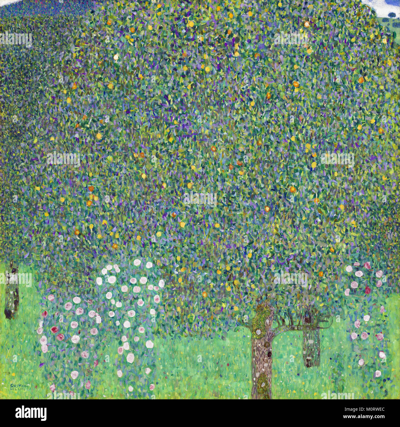 Gustav Klimt - Roseti sotto gli alberi - Musée d'Orsay, Parigi Foto Stock