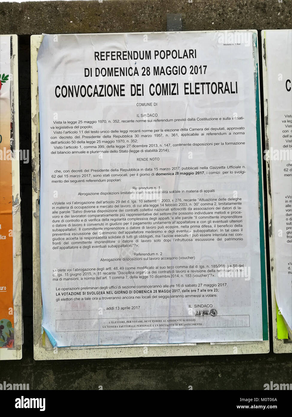 Cavriago è un comune italiano della provincia di Reggio Emilia. È conosciuta per la sua terra agricola, l'architettura locale e il suo significato storico all'interno della regione Emilia-Romagna. Foto Stock