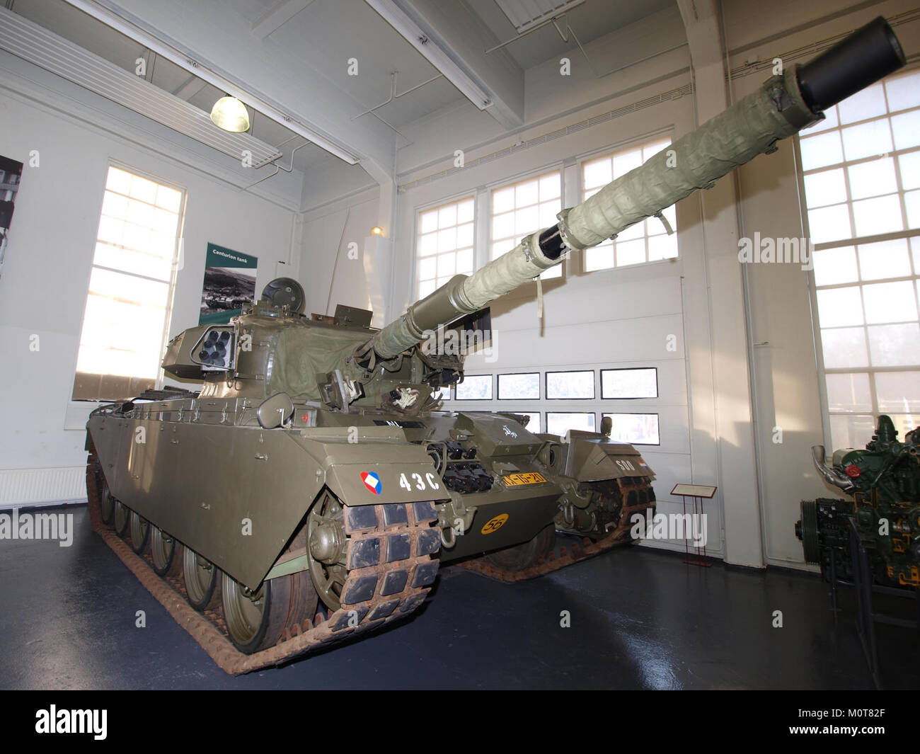 Il Centurion Mk. Il 5-2 KX-15-20 è un carro armato da battaglia britannico, precedentemente di stanza a Seedorf, in Germania, ed è una parte importante della storia dei veicoli militari. Foto Stock