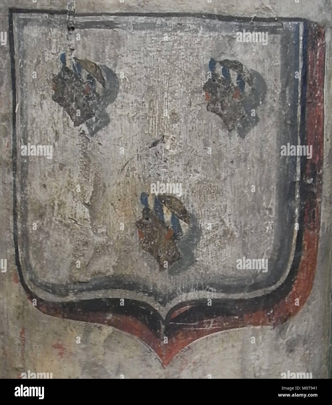 Bracci Canynges sulla tomba di Guglielmo II Canynges e Joan Burton, St Mary Redcliffe, Bristol, Regno Unito - 20101015 Foto Stock