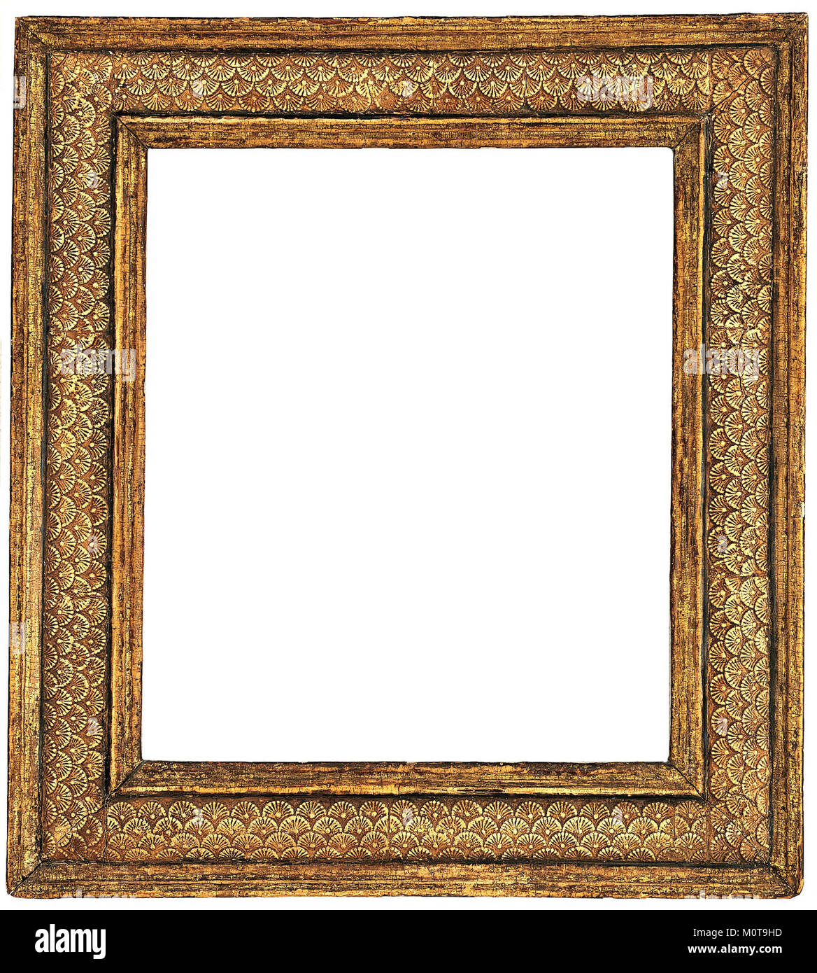 La cornice della cassetta è un'antica cornice decorativa ospitata nella collezione del Metropolitan Museum of Art. Riflette l'artigianato e il design del XIX secolo. Foto Stock