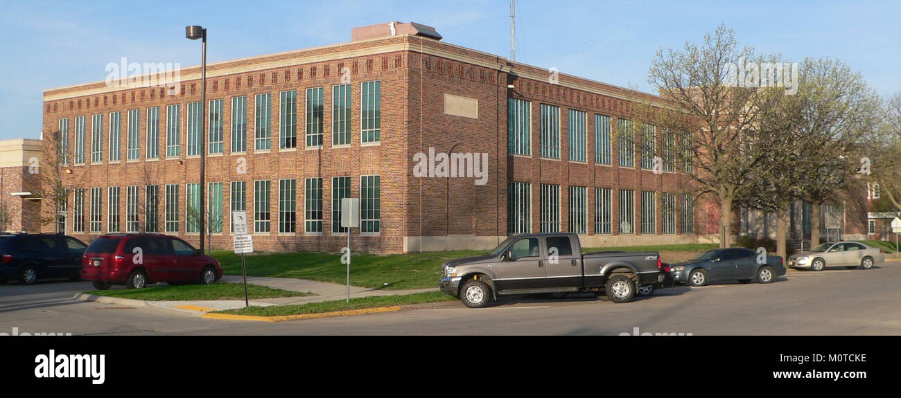 La Central Elementary School di Kearney, Nebraska, è un'istituzione educativa che serve la comunità locale, offrendo istruzione primaria in un edificio scolastico storico. Foto Stock