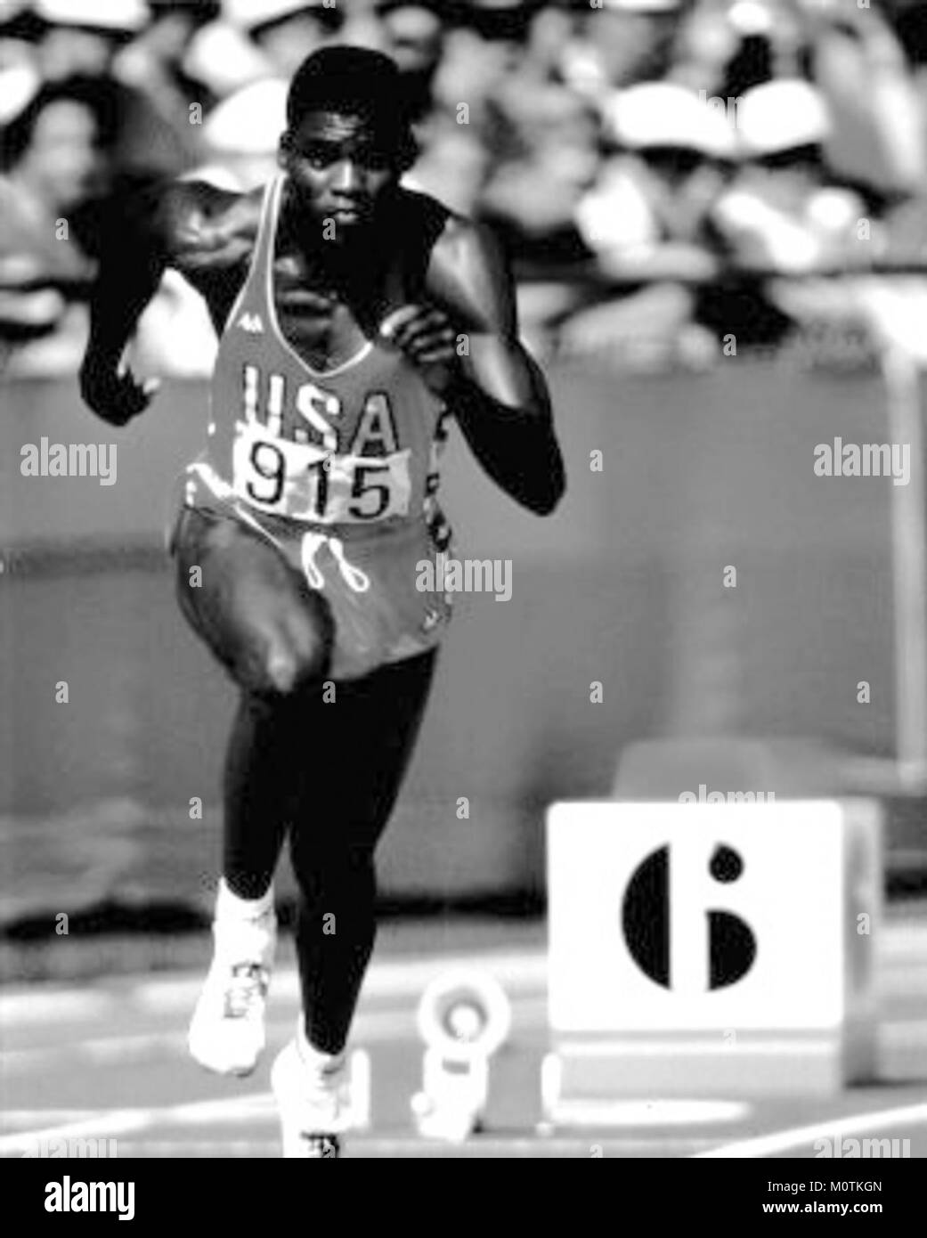 Carl Lewis Foto Stock