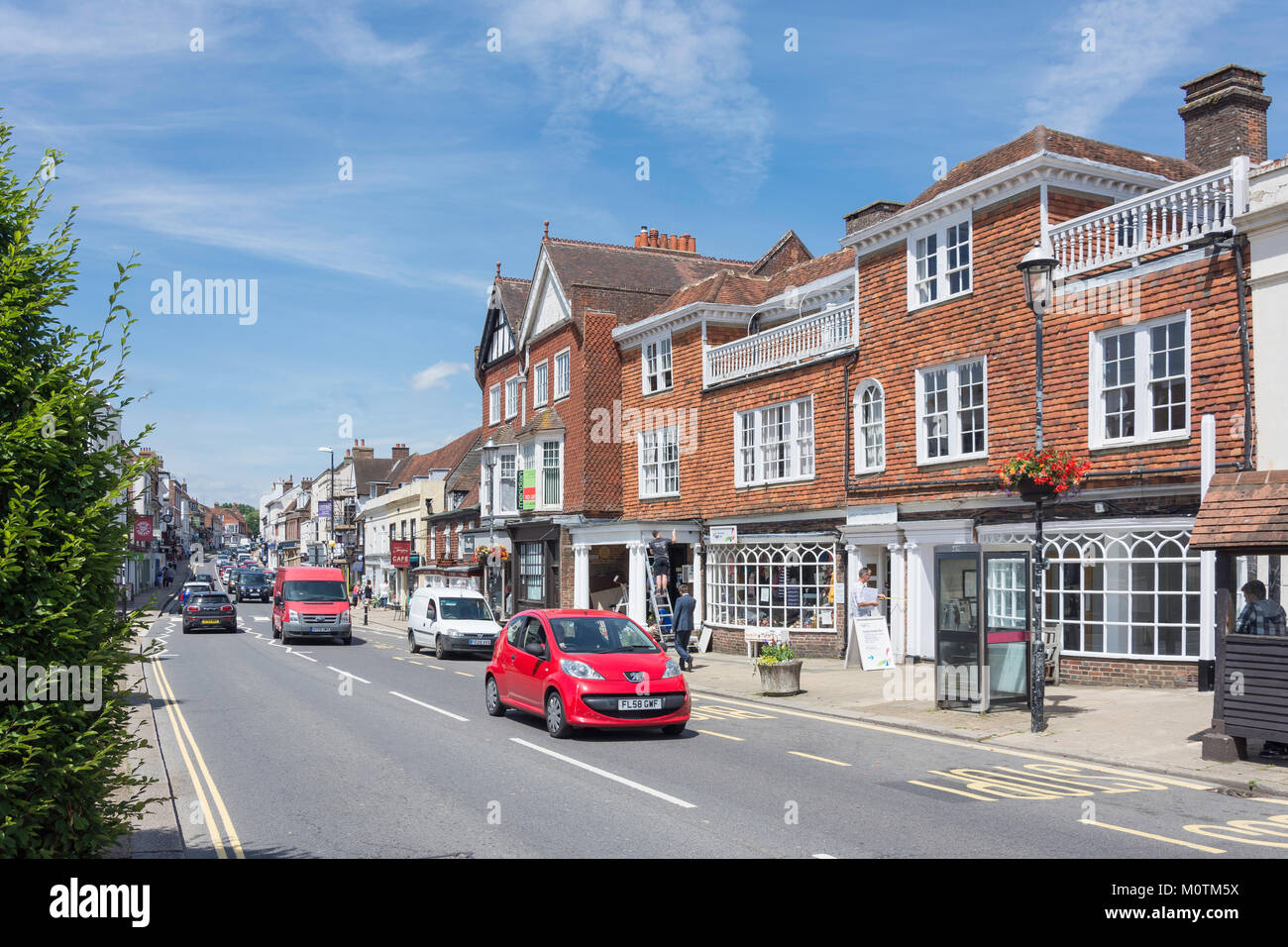 High Street, Battle, East Sussex, England, Regno Unito Foto Stock