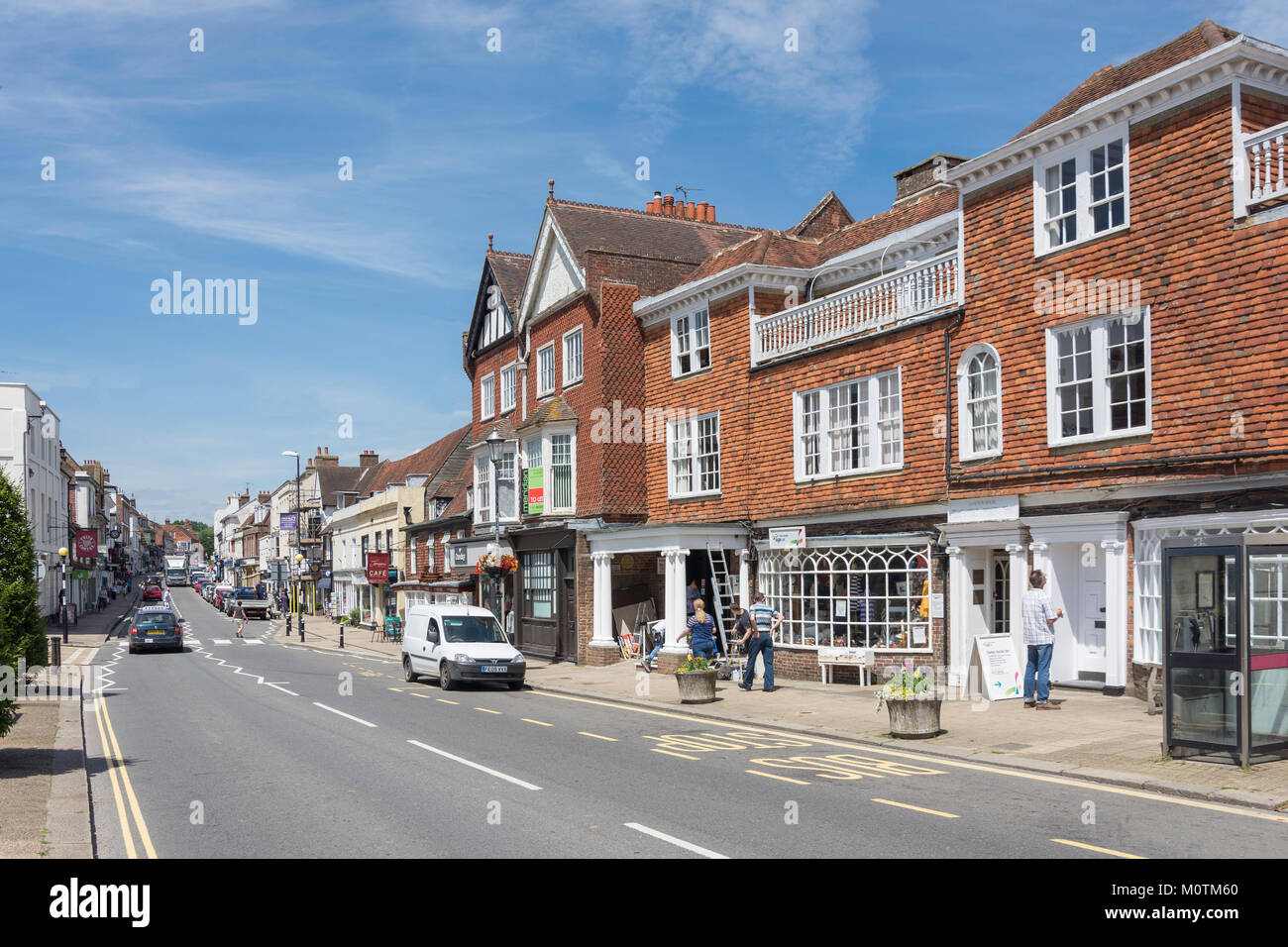 High Street, Battle, East Sussex, England, Regno Unito Foto Stock