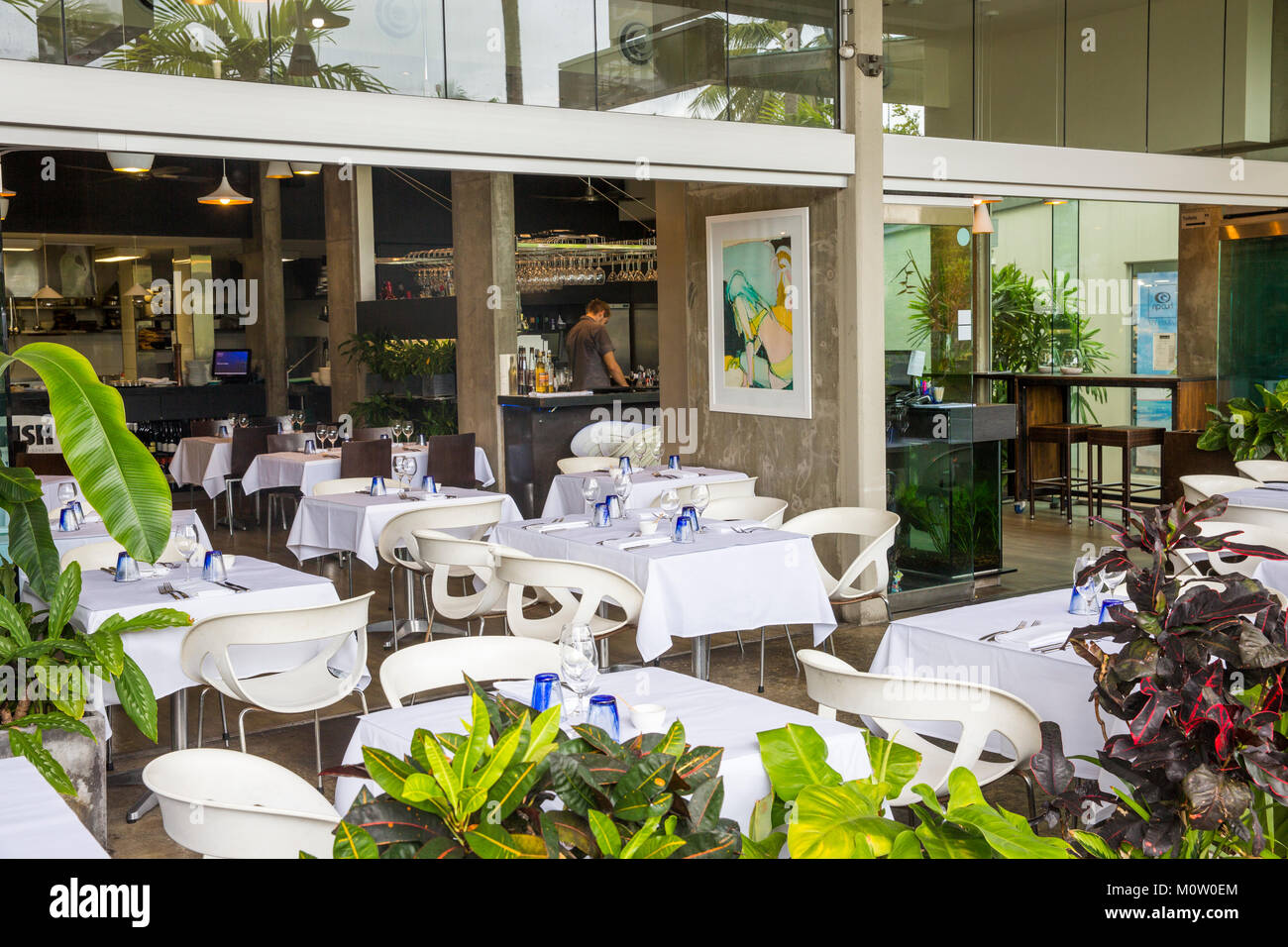 2 ristorante di pesce a Port Douglas, estremo Nord Queensland, Australia Foto Stock