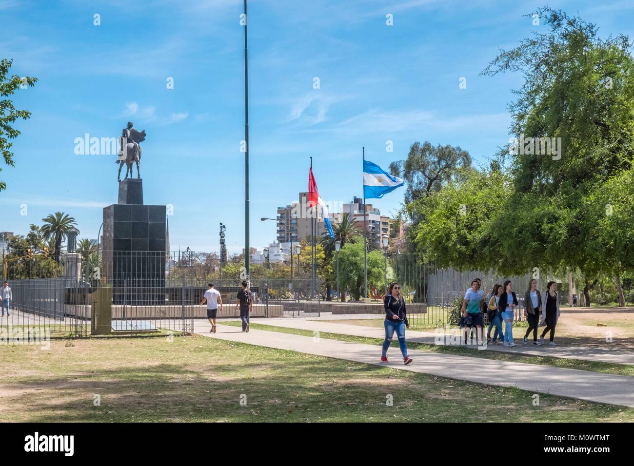 L'Argentina,in provincia di Cordoba,Cordoba,plaza Dean Funes Foto Stock